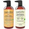 image:imagePURA DOR MD AntiThinning Biotin Shampoo amp Conditioner Set 16oz x2 Maximum Defense CoalTar Strong Scented Hebal Blend Hair Thickening Products For Women amp Men Daily Shampoo For Scalp HealthHair cleaner conditioner